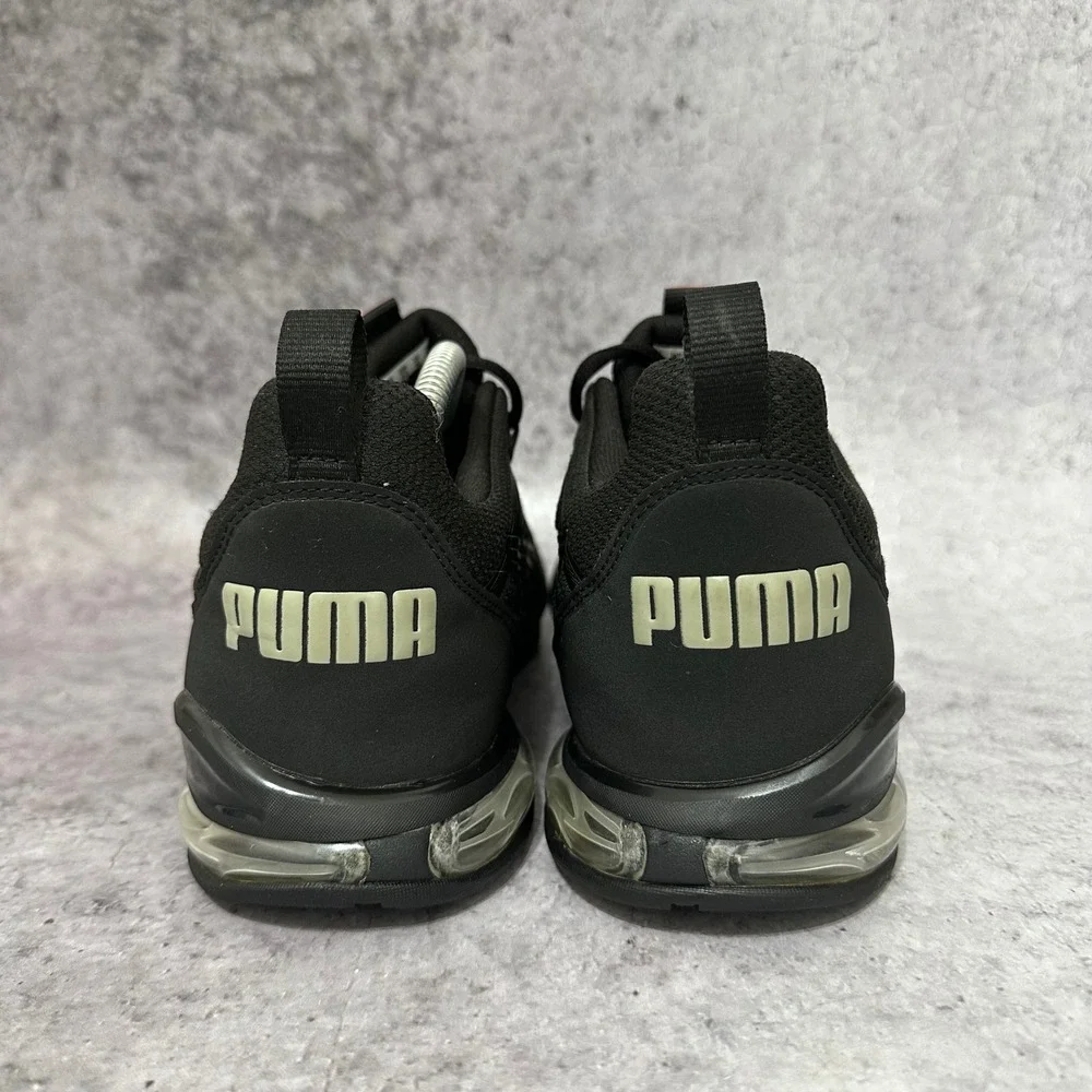 Puma Voltaic Evo Men Size 10 Black Running Shoes 379601-01 10CELL Athletic